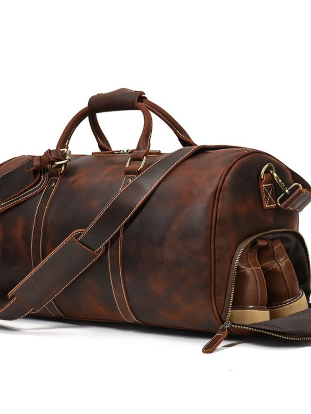 Saddle Weekender Bag (Vintage) 20”*10.5”*10.5” inches (L*W*H) - Picture 7 of 10